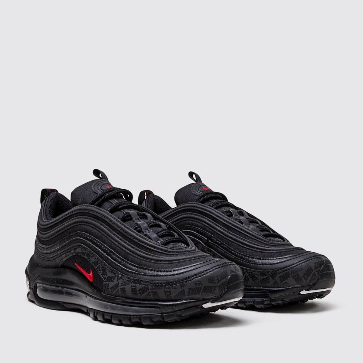 Nike Air Max '97 'Reflective Logo' Black/University Red-Black