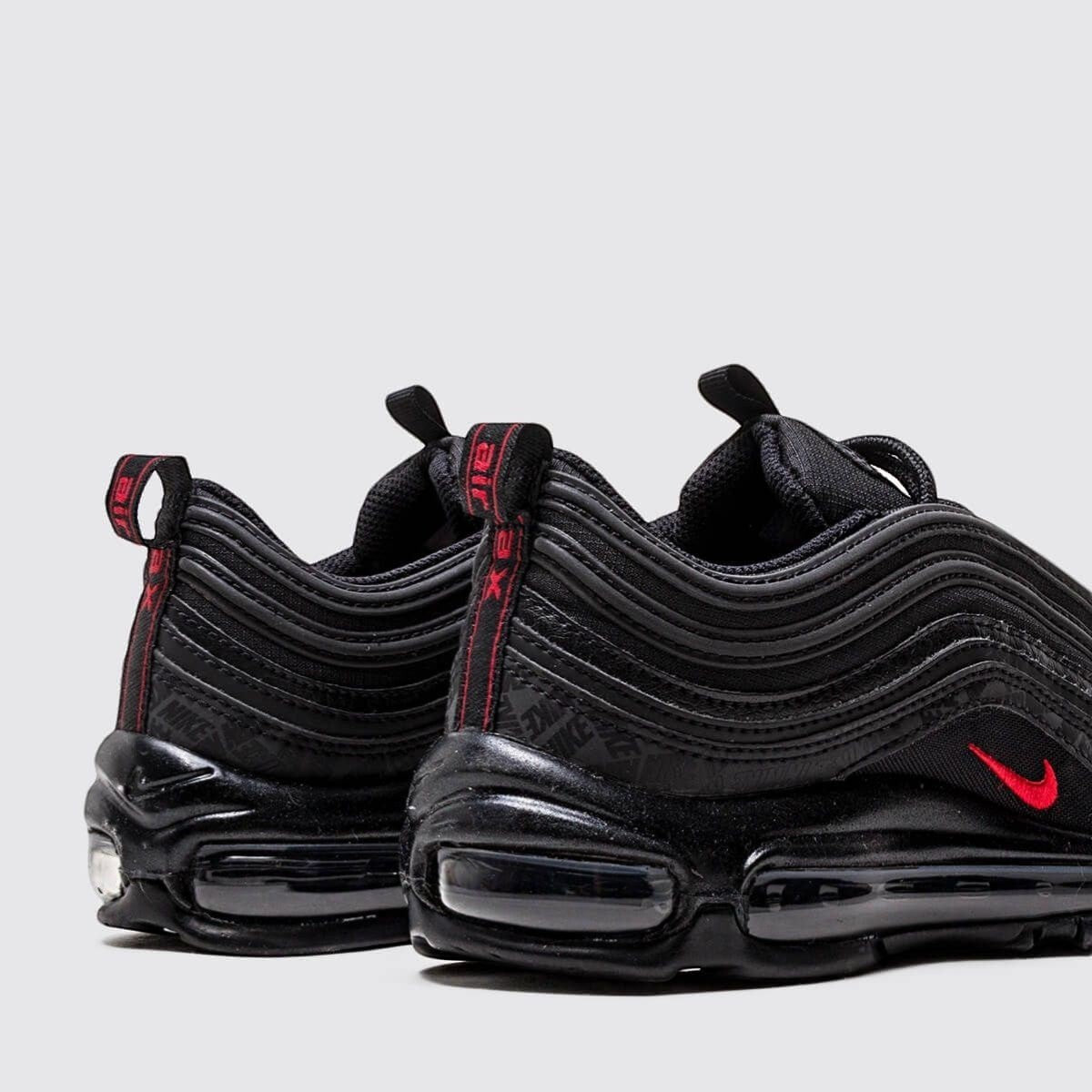 Nike Air Max '97 'Reflective Logo' Black/University Red-Black