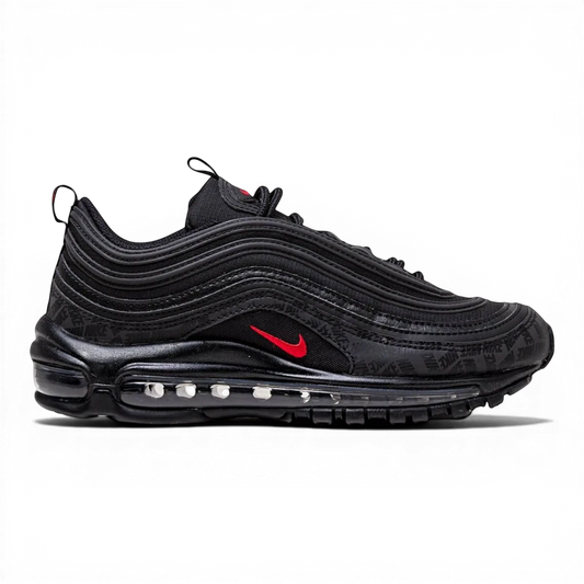 Nike Air Max '97 'Reflective Logo' Black/University Red-Black