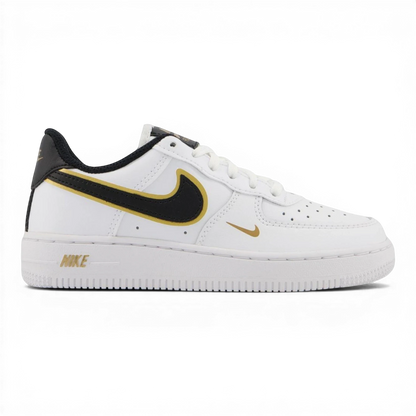 Air Force 1 07 White Black Metallic Gold