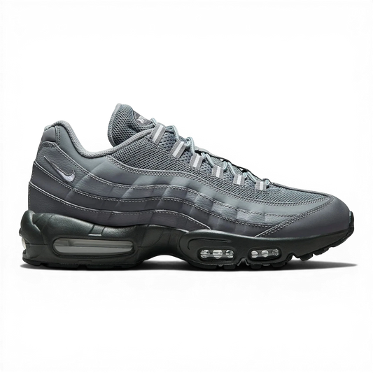 Nike Air Max 95 in Dark Grey Anthracite showcasing a sleek design with layered upper for daily wear and style.