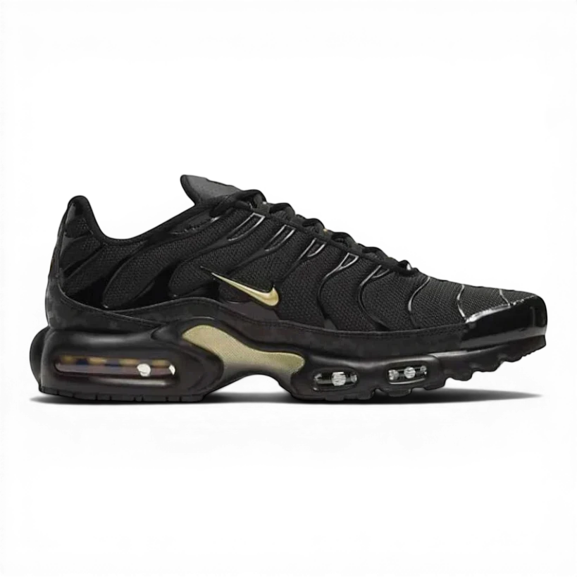 Nike Air Max Plus Black Metallic Gold